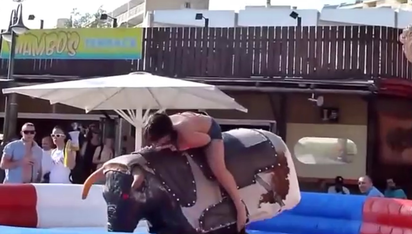 Mechanical Bull Orgasm